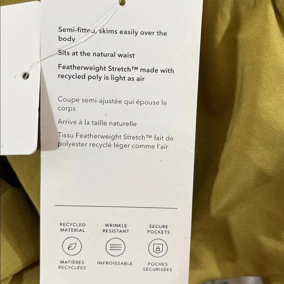 ATHLETA Vienna Slim Split Hem Lightweight Stretch Travel Pants Size 20 NEW - Picture 14 of 16